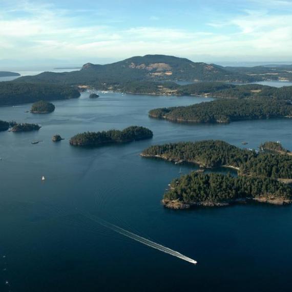 islands from the air