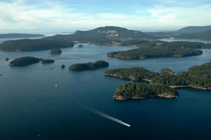 islands from the air