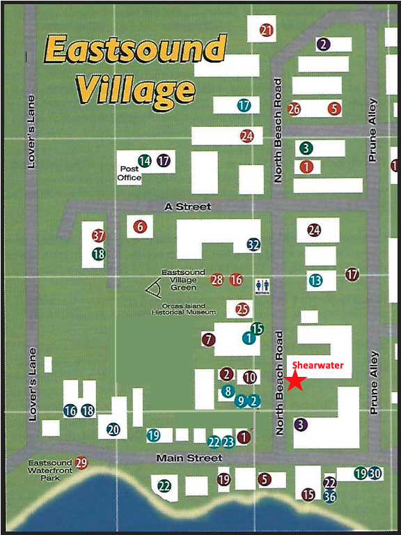 map of eastsound village